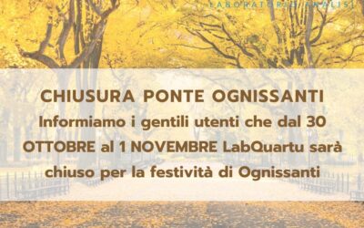 FESTIVITA’ DI OGNISSANTI
