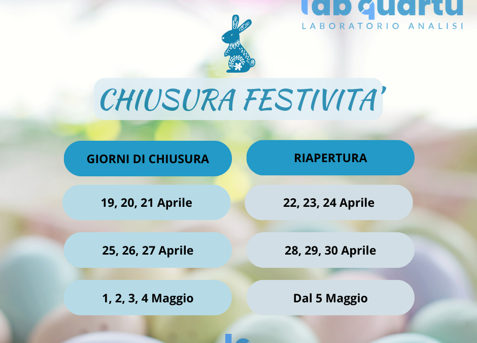 Pasqua, festività di fine Aprile / 1 Maggio